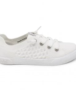 'Blowfish Malibu' Women's Free Spirit Slip On - Off White Flyknit