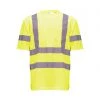 'KEY' Men's Hi-Visibility Pocket T-Shirt - Hi-Vis Yellow