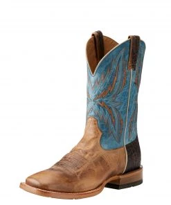 'Ariat' Men's 11" Arena Rebound - Tan / Light Blue / Dusted Wheat