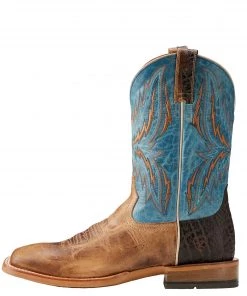 'Ariat' Men's 11" Arena Rebound - Tan / Light Blue / Dusted Wheat