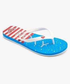 'Roxy' Women's Tahiti VII Sandal - Red / White / Blue