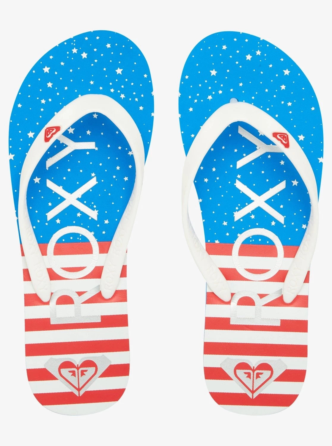 'Roxy' Women's Tahiti VII Sandal - Red / White / Blue 4 'Roxy' Women's Tahiti VII Sandal - Red / White / Blue