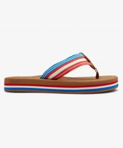 'Roxy' Women's Colbee Hi Sandal - Red / Blue 10 'Roxy' Women's Colbee Hi Sandal - Red / Blue