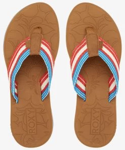 'Roxy' Women's Colbee Hi Sandal - Red / Blue