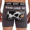 'Lazy One' Men's Man-ure Hot Brief - Grey