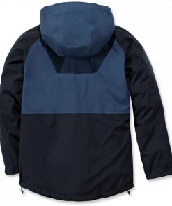 'Carhartt' Men's Storm Defender®Midweight Hooded Jacket - Dark Blue / Navy