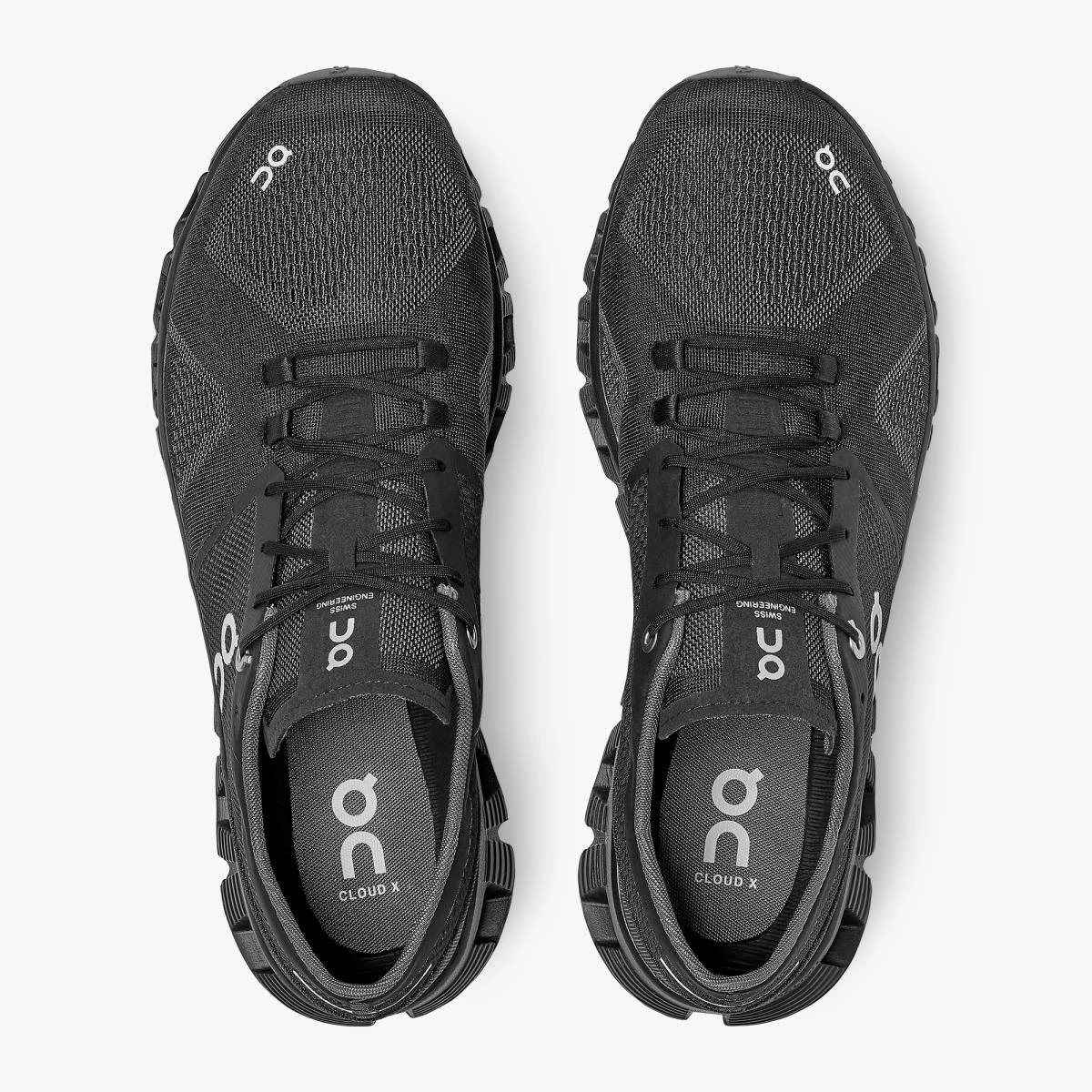 'On Running' Men's Cloud X - Black / Asphalt 4 'On Running' Men's Cloud X - Black / Asphalt
