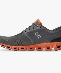 'On Running' Men's Cloud X - Rust / Rock