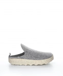 'Asportuguesas' Women's Round Toe Slide - Concrete
