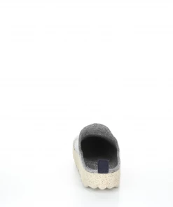 'Asportuguesas' Women's Round Toe Slide - Concrete