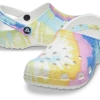 'Crocs' Women's Classic Tie Dye - White / Multi
