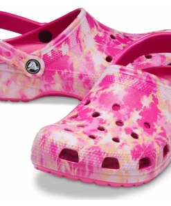'Crocs' Women's Classic Beach Dye Clog - Candy Pink