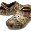 'Crocs' Unisex Classic Realtree Edge® Lined Clog - Chocolate / Chocolate Men