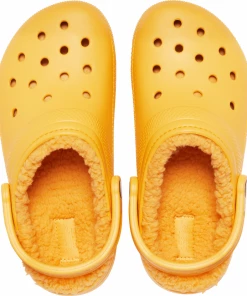 'Crocs' Women's Classic Lined Clog - Orange Sorbet