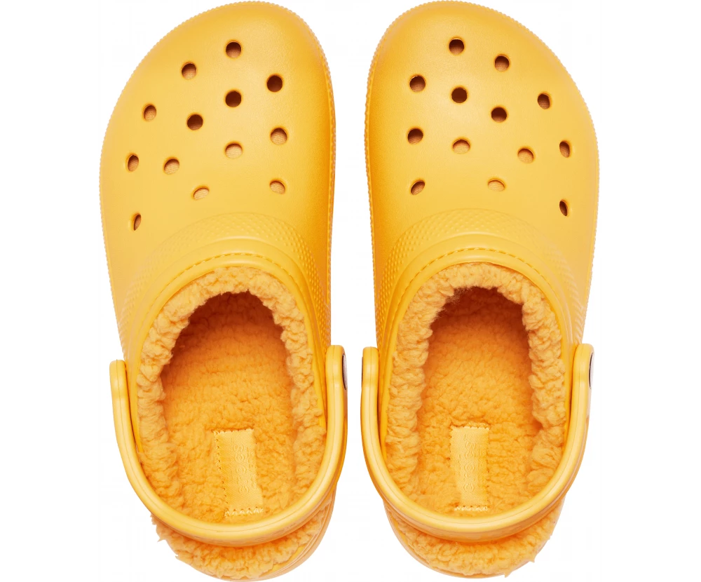 'Crocs' Women's Classic Lined Clog - Orange Sorbet 4 'Crocs' Women's Classic Lined Clog - Orange Sorbet