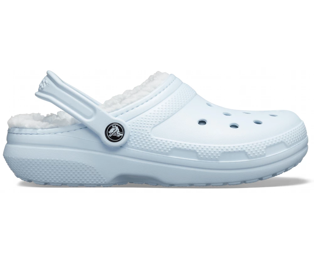 'Crocs' Women's Classic Lined Clog - Mineral Blue 8 'Crocs' Women's Classic Lined Clog - Mineral Blue