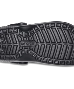 Men 'Crocs' Unisex Classic Lined Clog - Black / Black