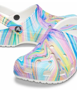 'Crocs' Women's Classic Out Of This World II Clog - Multi / White