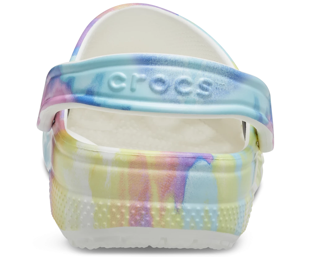 'Crocs' Women's Classic Tie Dye - White / Multi 6 'Crocs' Women's Classic Tie Dye - White / Multi