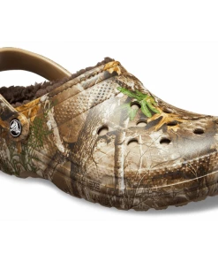 'Crocs' Unisex Classic Realtree Edge® Lined Clog - Chocolate / Chocolate Men