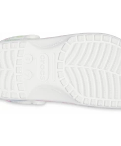 'Crocs' Women's Classic Beach Dye Clog - White / Multi