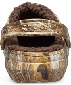 'Crocs' Unisex Classic Realtree Edge® Lined Clog - Chocolate / Chocolate Men