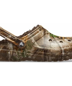 'Crocs' Unisex Classic Realtree Edge® Lined Clog - Chocolate / Chocolate Men