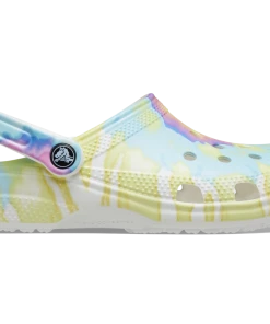 'Crocs' Women's Classic Tie Dye - White / Multi 11 'Crocs' Women's Classic Tie Dye - White / Multi