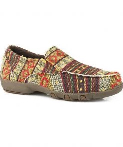 'Roper' Women's Johnnie Brown Driving Moccasin - Brown / Multi