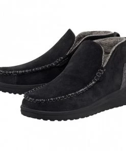 'Hey Dude' Women's Denny Suede - Black