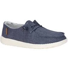 'Hey Dude' Women's Wendy Chambray - Navy / White