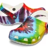 'Crocs' Women's Classic Tie-Dye Graphic Clog - Multi / Rainbow Shoes & Boots