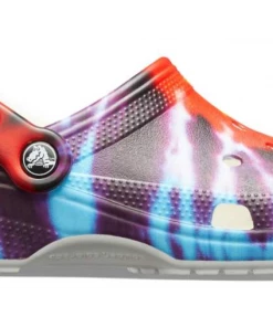 'Crocs' Women's Classic Tie-Dye Graphic Clog - Multi / Rainbow Shoes & Boots