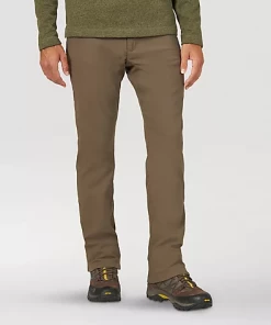 'Wrangler' Men's Fleece Lined Utility Pant - Morel