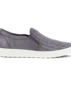 Ecco USA, Inc 'Ecco' Women's Soft 7 Woven Slip On - Gravity Metallic