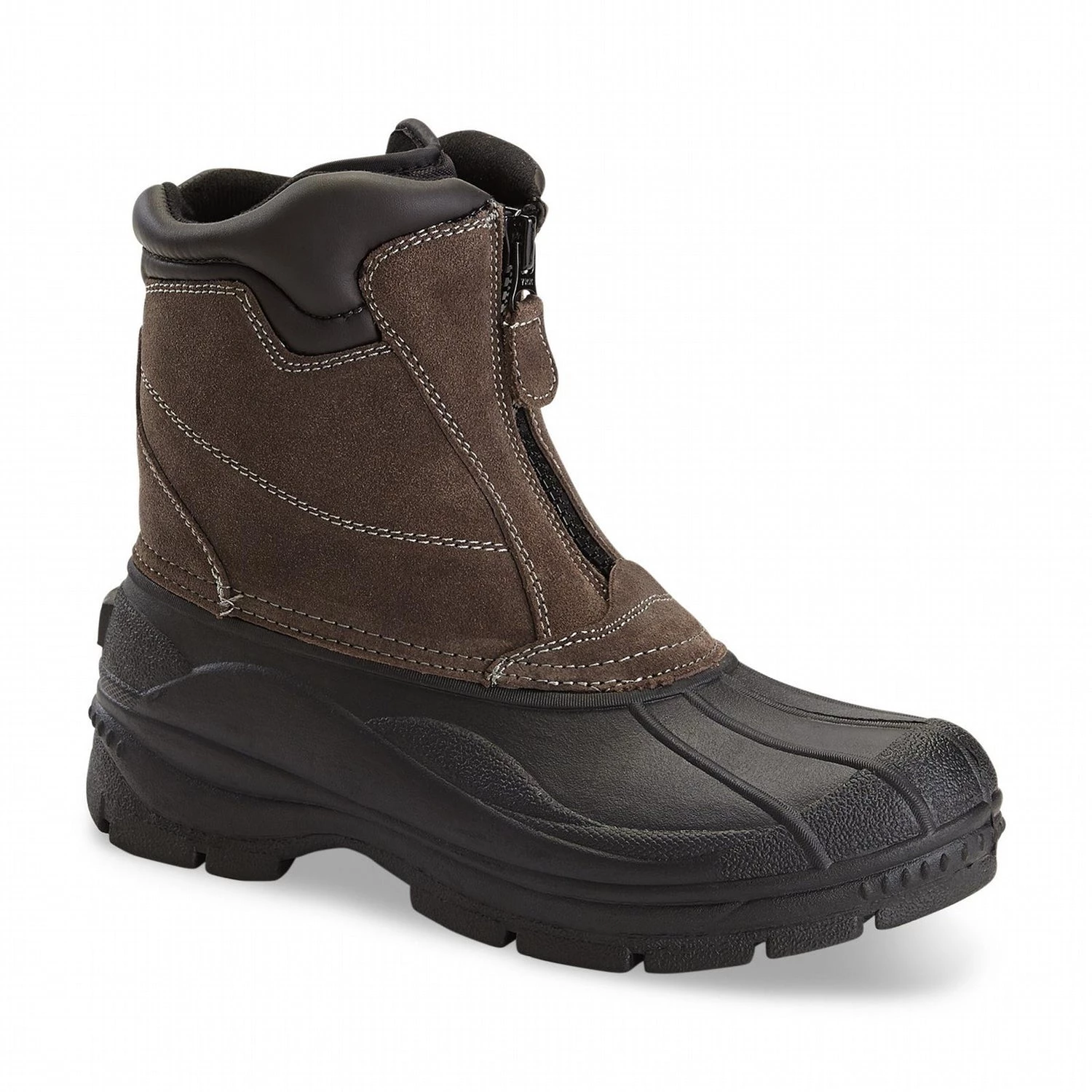 'Totes' Men's Glacier Zip Insulated Boots - Brown 3 'Totes' Men's Glacier Zip Insulated Boots - Brown