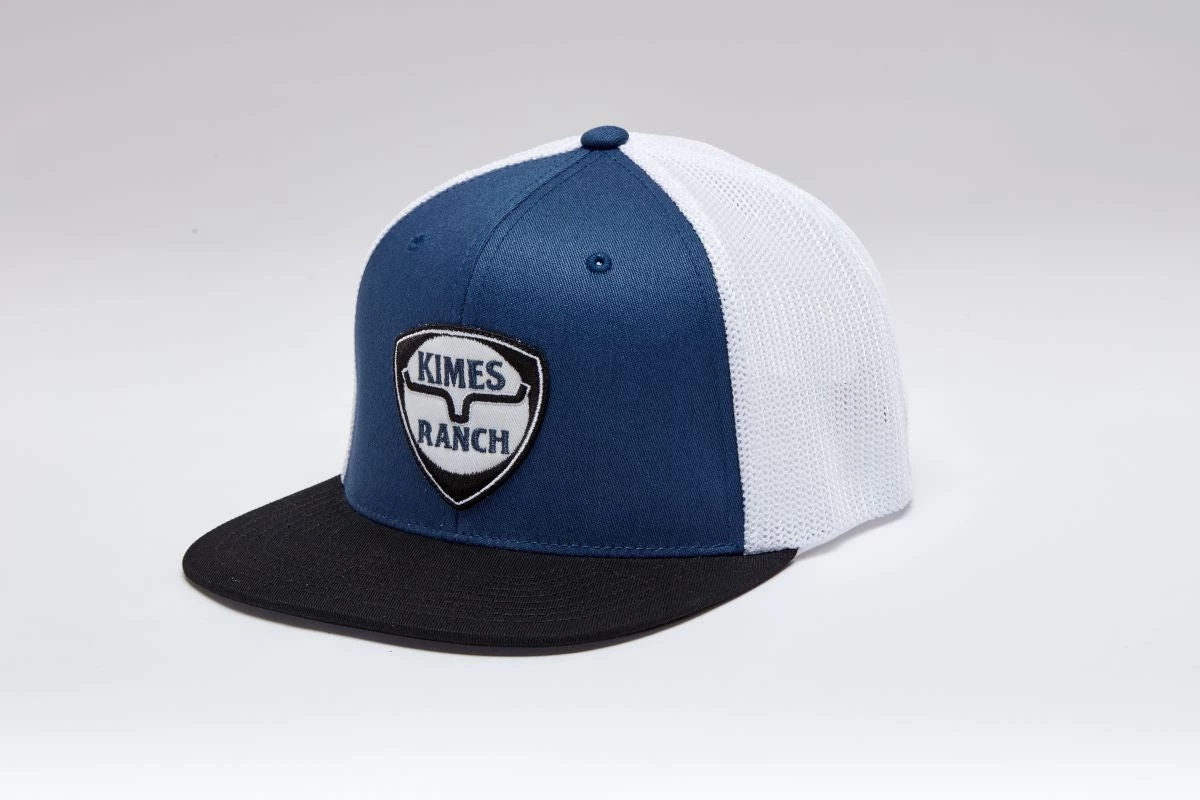 'Kimes Ranch' Unisex On Point Trucker Cap - Blue Men 3 'Kimes Ranch' Unisex On Point Trucker Cap - Blue Men