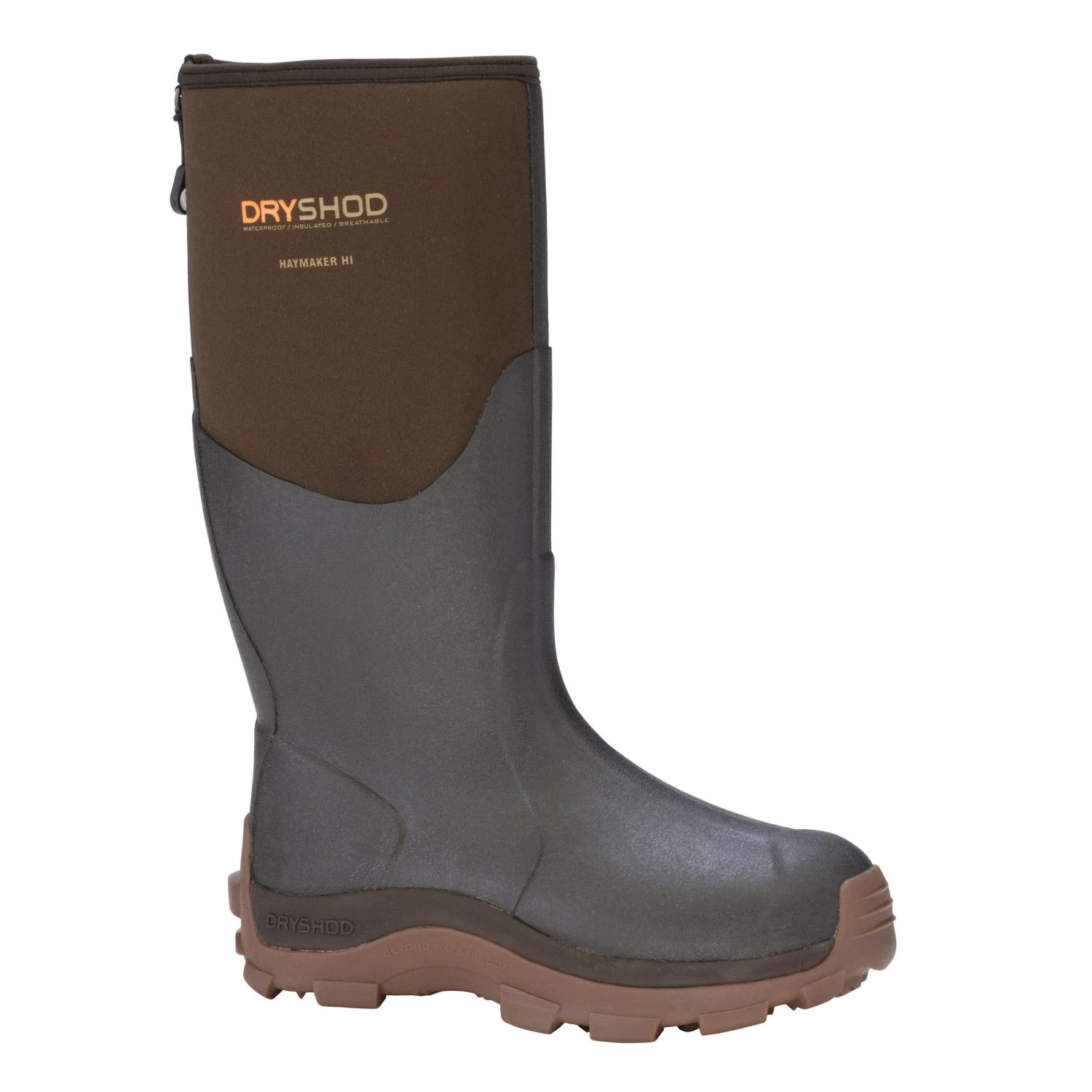 'Dryshod' Men's Haymaker Hi -20 Farm Boots - Brown / Black 8 'Dryshod' Men's Haymaker Hi -20 Farm Boots - Brown / Black