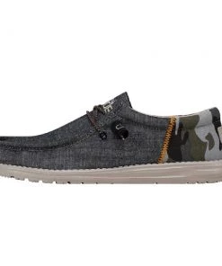 'Hey Dude' Men's Wally Funk - Camo Dark Grey