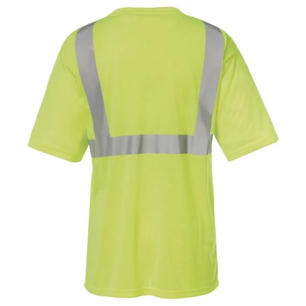 'Caterpillar' Men's Hi Vis Short Sleeve Tee - Hi Vis Yellow 4 'Caterpillar' Men's Hi Vis Short Sleeve Tee - Hi Vis Yellow