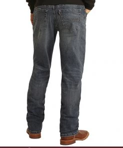 Panhandle Slim 'Hooey' Men's Double Barrel Relaxed Fit Stackable Bootcut - Medium Vintage Wash