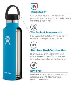 Gear 'Hydro Flask' 21 Oz. Standard Mouth W/Flex Cap - Pacific 5 Gear 'Hydro Flask' 21 Oz. Standard Mouth W/Flex Cap - Pacific
