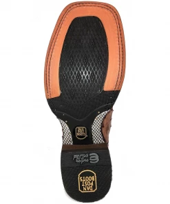 Dan Post Boot Co 'Dan Post' Men's Ostrich Western Square Toe - Tan / Brown 9 Dan Post Boot Co 'Dan Post' Men's Ostrich Western Square Toe - Tan / Brown