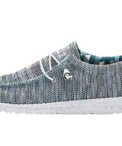 ‘Hey Dude' Men’s Wally Sox Funk - Ice Grey