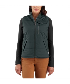 'Carhartt' Women's Utility Sherpa-Lined Vest - Fog Green