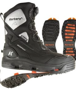 KORKER'S PRODUCTS, LLC 'Korkers' Men's Polar Vortex 600GR Snow/Ice Trec Soles - Black