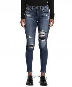 SILVER JEANS CO 'Silver Jeans' Women's Avery High Rise Skinny - Indigo