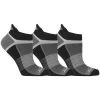 'Saucony' Men's Inferno No Show Tab 3-Pack Socks - Black / Gray 1 'Saucony' Men's Inferno No Show Tab 3-Pack Socks - Black / Gray