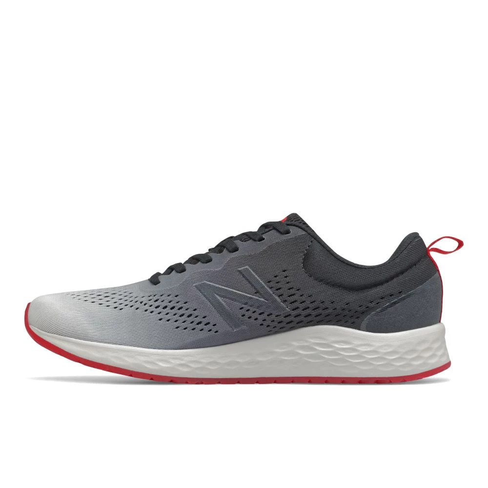'New Balance' Men's Fresh Foam Arishi V3 - Grey / White 5 'New Balance' Men's Fresh Foam Arishi V3 - Grey / White