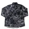 Howitzer Clothing 'Howitzer' Men's Carbine Flannel Button Down - Black / Multi